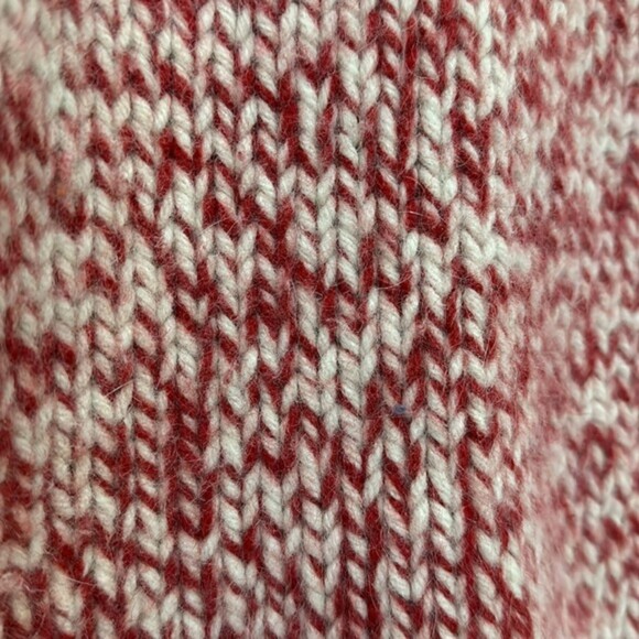 Eddie Bauer Mock Neck Chunky Knit Sweater Womens Medium Angora Rabbit Lambswool - Picture 4 of 10